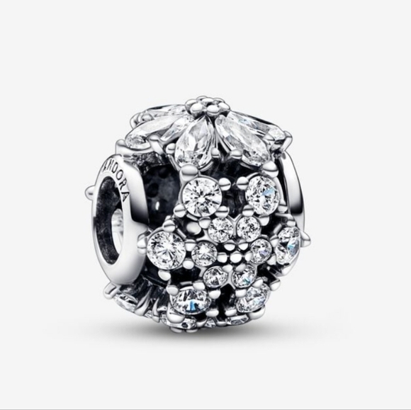 Pandora Sparkling Herbarium Cluster Round Charm - Picture 1 of 10